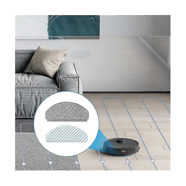 Torkande Moppdukspads för Deebot Ozmo T10/t10 Plus Robotdammsugare Tillbehör
