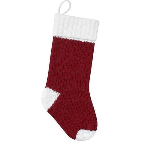 1 stickad julstrumpa