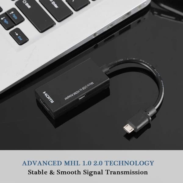 micro-USB–HDMI-sovitinkaapeli micro-USB–HDMI HD-muunnoskaapeli matkapuhelimen television katseluun