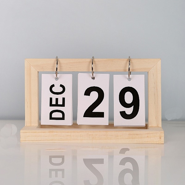 Minimalistisk Trækalender Forever Beige