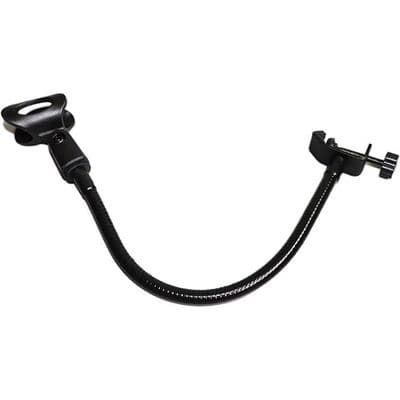 Mikrofonstativ, fleksibelt skrivebordsmikrofonstativ med solid bordklemme, 3/8\" til 5/8\" skrueadapter, 360° justerbart