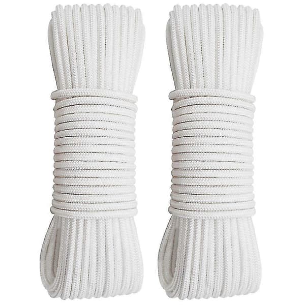 Polypropenrep, 2 stycken 10 m Tjocklek 4 MM Hantverk Flätat Multipurpose Rep Tvinnat Rep