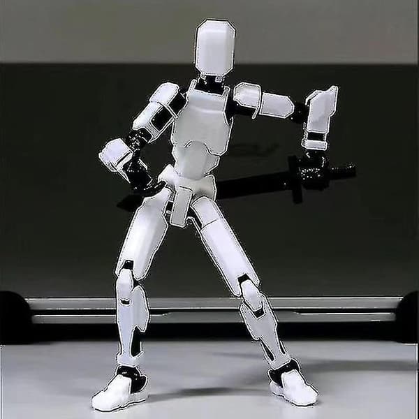 T13 Actionfigur Titan 13 Actionfigur Robot Actionfigur 3D-tryckt
