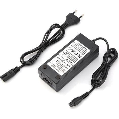 42V 2A batterioplader til el-løbehjul - 100-240V strømadapter (EU-stik)