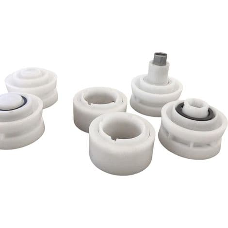 Poolrobotspårslagersats, 6 delar RCX26002 RCX26001 reservdelar för bostadspooler