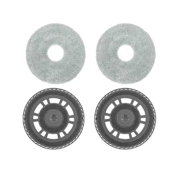 2 mopphållare med 2 moppdukar för L20 Ultra/x20 Pro/M30s vakuummoppbräda moppkit-Yogu