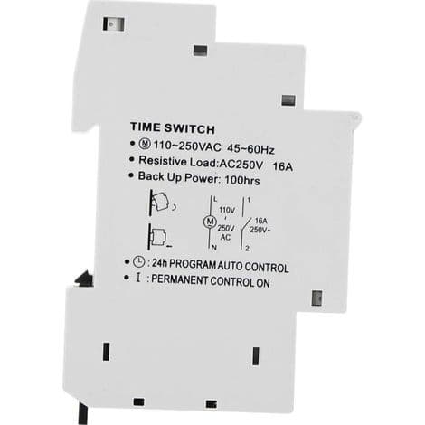 Højpræcisions 1P skinne smart synkroniseringstidsafbryder til TM610C 220V gadebelysning