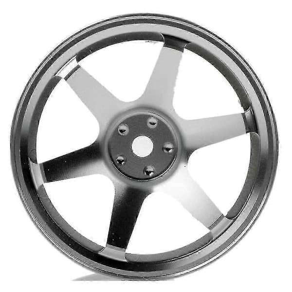 4 stk. Aluminium Alloy6 Eget Fælgefælg, sølv - JZ