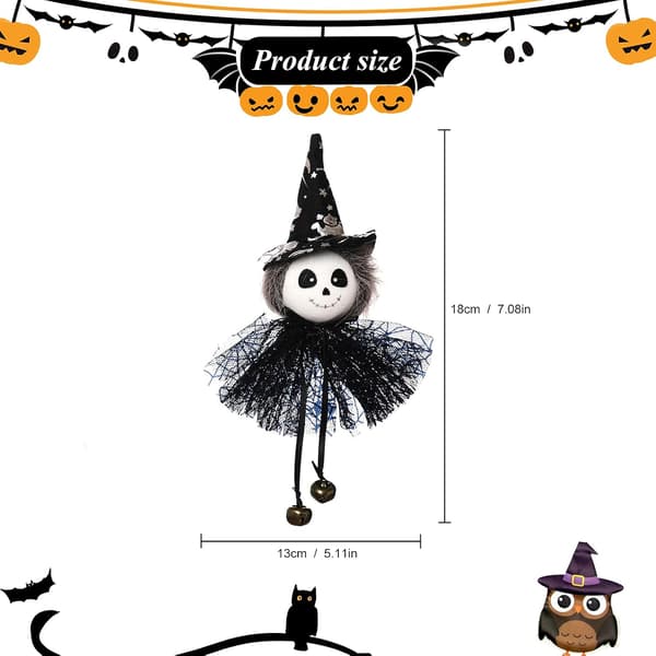 4-pack Halloween Windsock Hängen Halloween Dekoration Hängande G