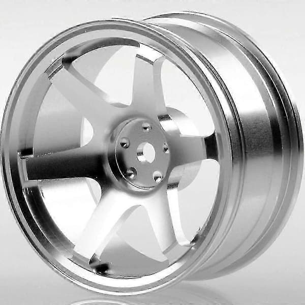 4 stk. Aluminium Alloy6 Eget Fælgefælg, sølv - JZ