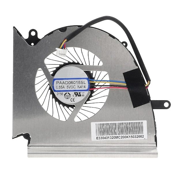 CPU GPU Køleventilator til Gl75 Leopard 10Sdr 10Ser 9Sc 9Sd Ms-17E2 N414 17