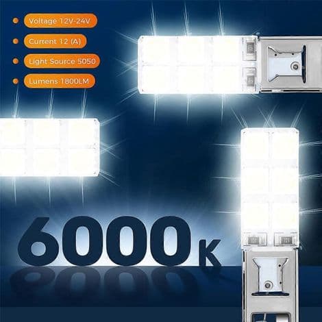 Sarja 4 H1 6000K Super White 80W LED-polttimoa sumuvaloihin