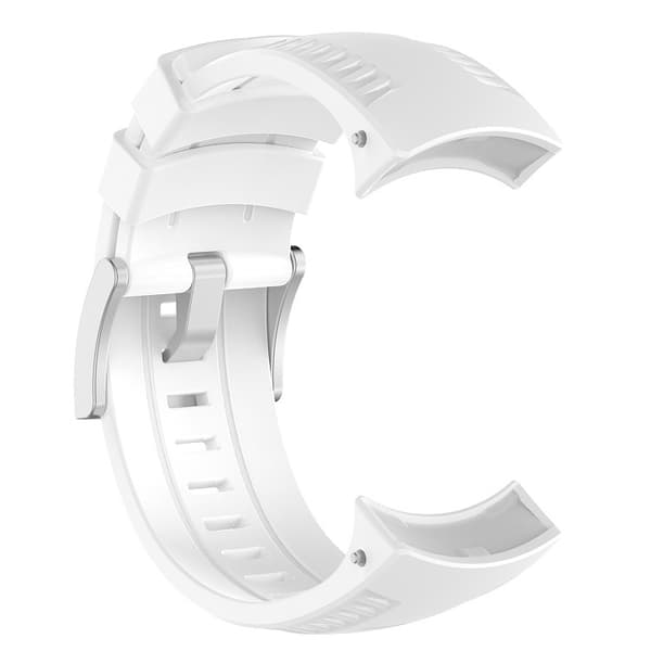 Silikonarmbånd til Suunto 9 Hvit