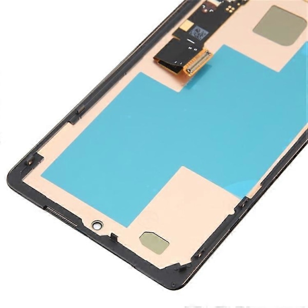 Kompatibel för Google Pixel 7 Pro 5G GP4BC GE2AE Grad C OLED-skärm och digitizer-enhet + Ram Ersättningsdel (Utan logotyp)
