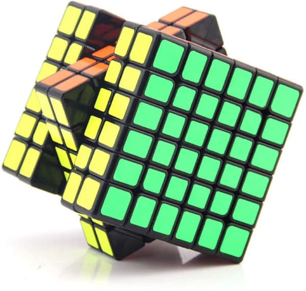 6x6 Speed Cube 6 By 6 Stor Speed Cube 6x6x6 Cube Puslespill Leke Svart