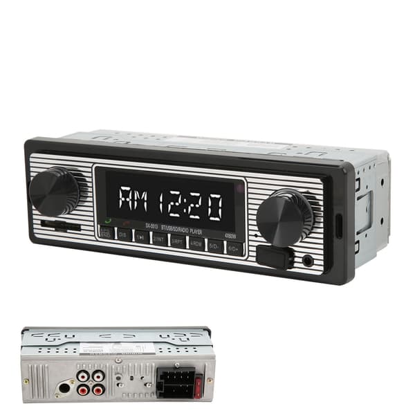 Bilradiomottaker Multimediaspiller Bluetooth 92dB 4 Ohm 150-20000Hz Fjernkontroll Universal