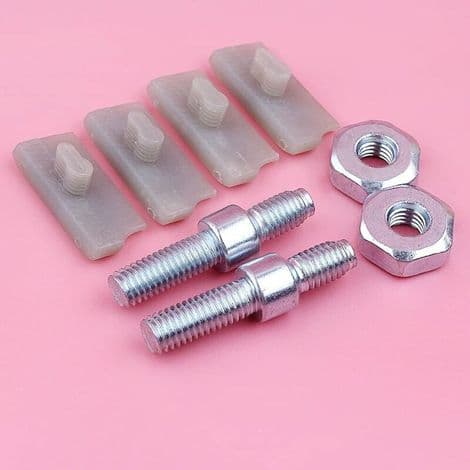 Kjedeføringsstang støtfangerbolt mutter for Stihl 024 026 MS240 MS260 029 036 MS290 MS340 MS360 044 MS440, motorsag reservedel -