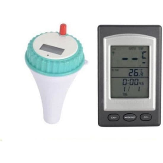 Trådløst fjernbetjent pooltermometer - LCD-display - Digital vandtemperatur - Spa Pool [313]