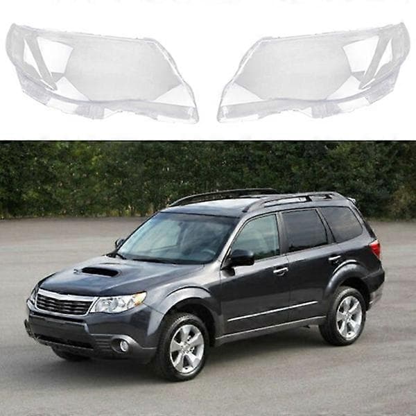 Bilfrontlyktglass for Subaru Forester 2009-2012 Frontlyktdeksel Bilutskifting Auto Shell