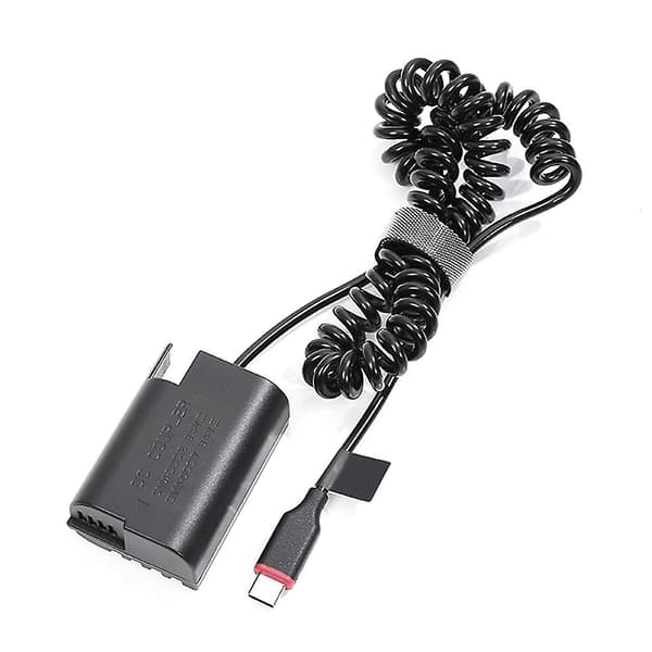 Strømadapterkabel USB C DMW-BLK22 Dummy Batteri til S5 S5K S5C GH5 GH5S