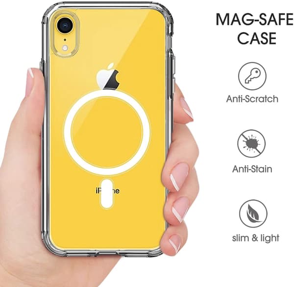 iPhone XR mobilskal för MagSafe-laddare Transparent