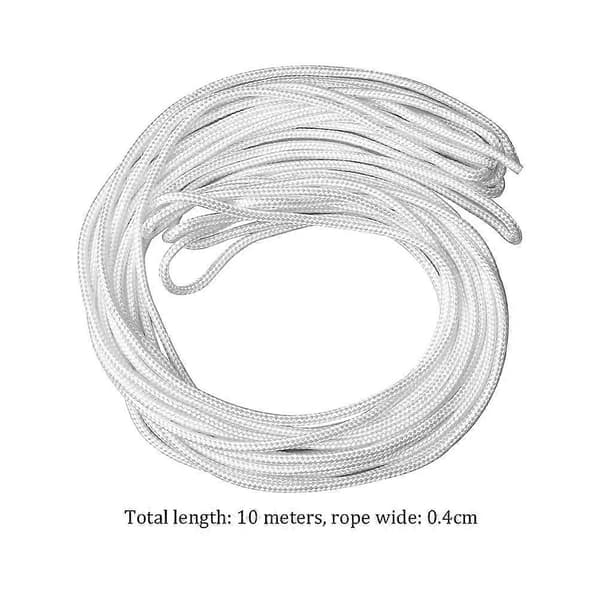 Polypropenrep, 2 stycken 10 m Tjocklek 4 MM Hantverk Flätat Multipurpose Rep Tvinnat Rep