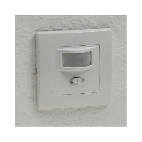 160° innfelt bevegelsessensor veggbryter for LED- og halogenpærer