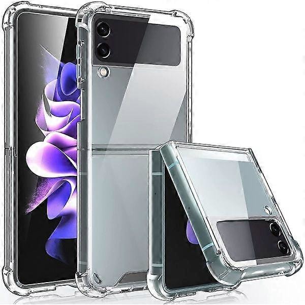 Samsung Galaxy Z Flip 4 - Transparent Skal med Hårda Kanter
