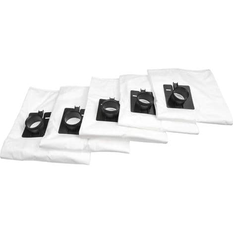 5-pack mikrofiberdammsugarpåsar för Festool CT/CTL/CTM 22
