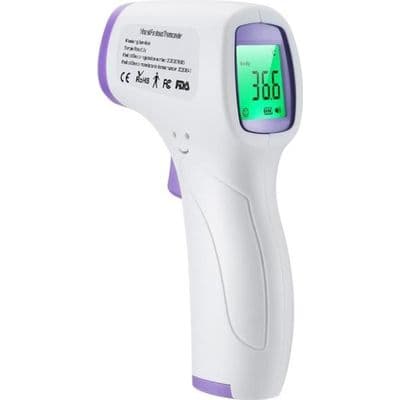 Medicinsk pandetermometer til måling af feber, direkte og præcist digitalt pandetermometer med LCD-skærm
