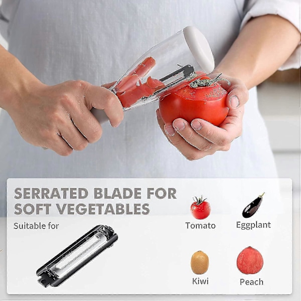 Skalare med 3 utbytbara blad