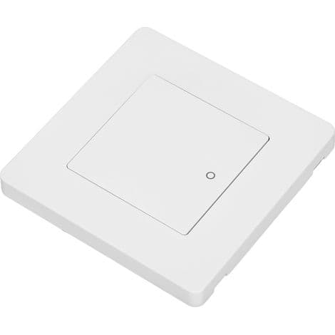 Smartbryter med timer, fjernkontroll for lys og gardiner, 100-240V AC, hvit