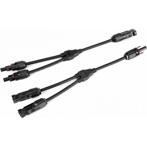 par Y-type stik til fotovoltaisk solcellekabel, panelkabel, Y3 forgreningsstik, Y-formede PV-stik