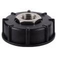 IBC S60X6 vandtankadapter, groft gevind, rørfitting i rustfrit stål, 3/4\" indvendigt gevind.