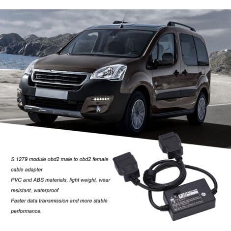 OBD2 hann til hunn diagnoseadapterkabel S.1279, S1279 erstatningsmodul for Bipper