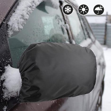 2 vedenpitävän suojapeitteen sarja ulkopeileille, pakkassuoja, talvitarvikkeet ajoneuvoihin.