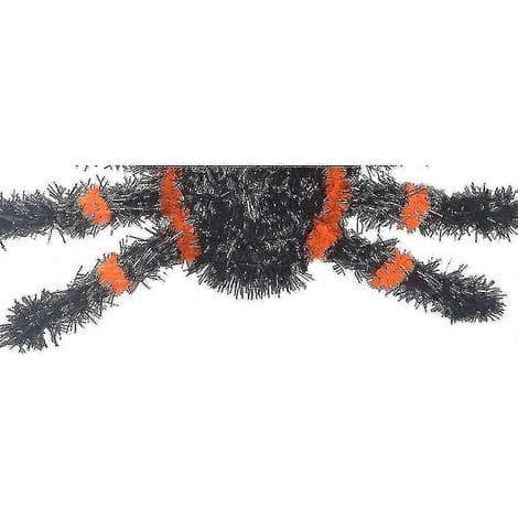 Edderkoppdekoration til Halloween-guirlande - 36 cm