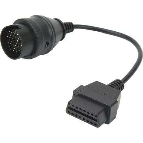 OBD2 38-bens diagnostisk adapter til Mercedes, kraftigt ABS-kabel, 28 cm, Plug-and-Play til læsning af fejlkoder