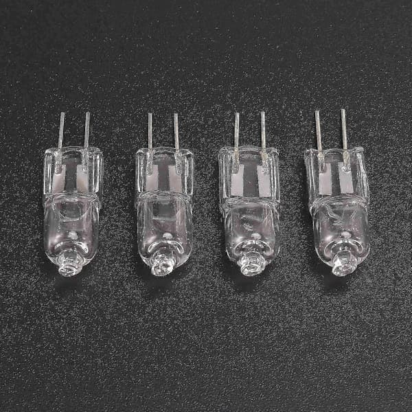10 X G4 Halogen Lys Lampe Belysning 10w Varm Hvit