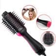 Hårtørrerbørste - Salon - Varmluft - 1000W - Sort/Pink - Luftioniserer