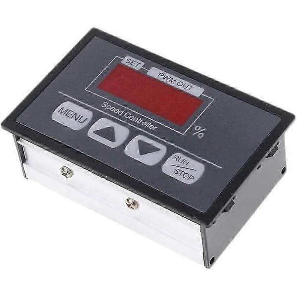 6-60V PWM DC Motor Hastighedsregulator med Digitalt Display Panel Knap Guvernør bs