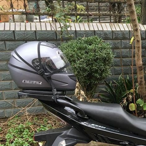 Bagagestropper - 4 stk. - Cykelstropper med krog - Hjelmstropper - Universal - Elastisk spænding - Montering på bagagebærere - Til motorcykler, scootere