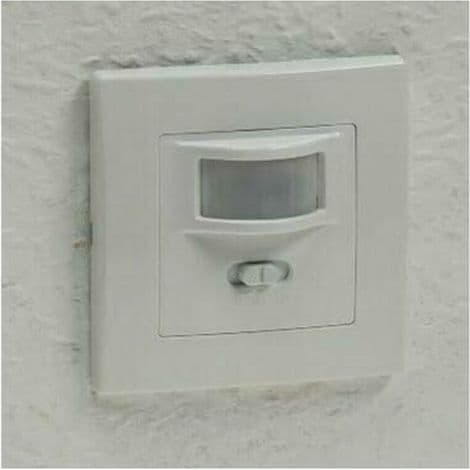 160° innfelt bevegelsessensor veggbryter for LED- og halogenpærer