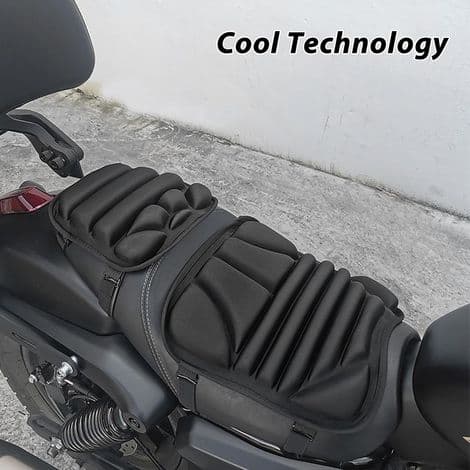 Set med 2 bekväma gelmotorcykelsittdynor - Gelsadel