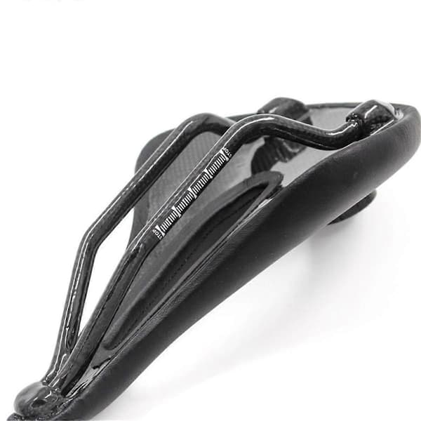 Kolfibersadel Landsvägscykelsadel Ultralätt Kolfibersadel (143mm Bredd) Röd