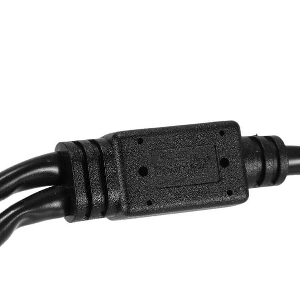 Ethernet LAN netværksadapterkabel, RJ45 han til 2 hun splitter, en til to