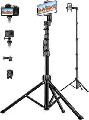 Smarttelefonstativ - MARSEE - Bærbart 170 cm - Aluminium - Fjernkontroll - Sklisikkert
