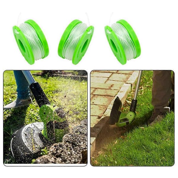 3 stk. RS90121 nylonspoler for Earthwise CST00012/LST10012/CST12010 gresstrimmertrådspoler