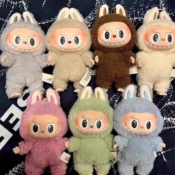 1-pack Labubu The Monsters Spännande Macaron Plyschdockor Figur Leksaker Blind Boxes 1.0 Färg Slumpmässig 1.0 Color Random 1