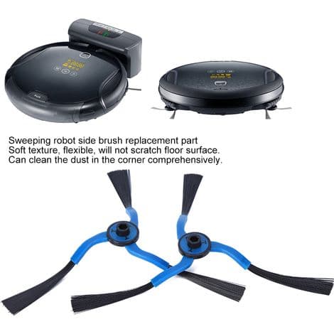 Udskiftningssidebørster kompatible med Samsung VCRM72VR robotstøvsuger